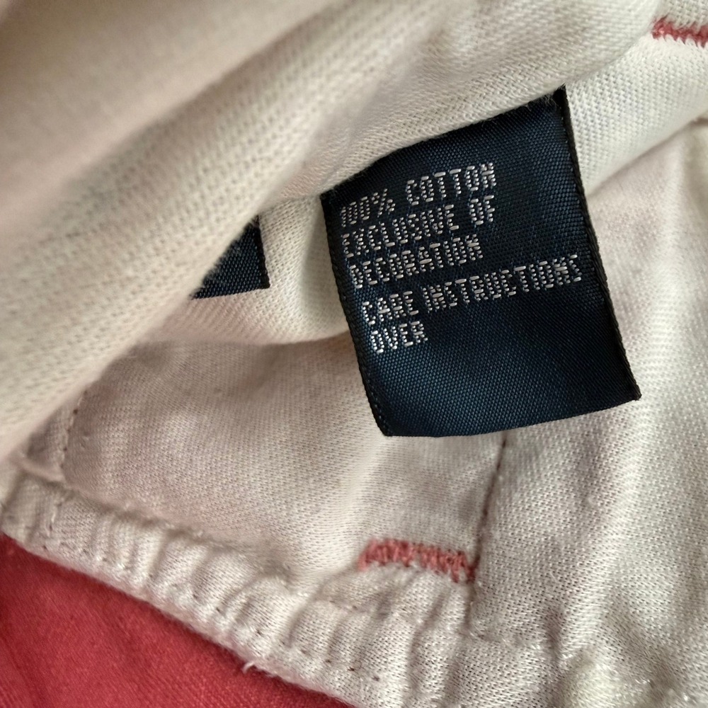 Polo Ralph Lauren Mens Salmon Pink Chino Shorts Nautical Crest Size 34 Cotton - Picture 6 of 11